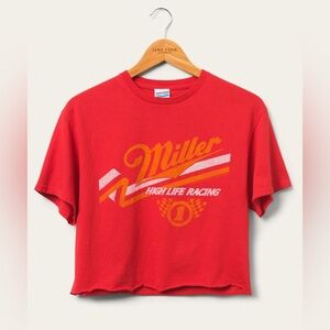 Junk Food Clothing Red Crop Top